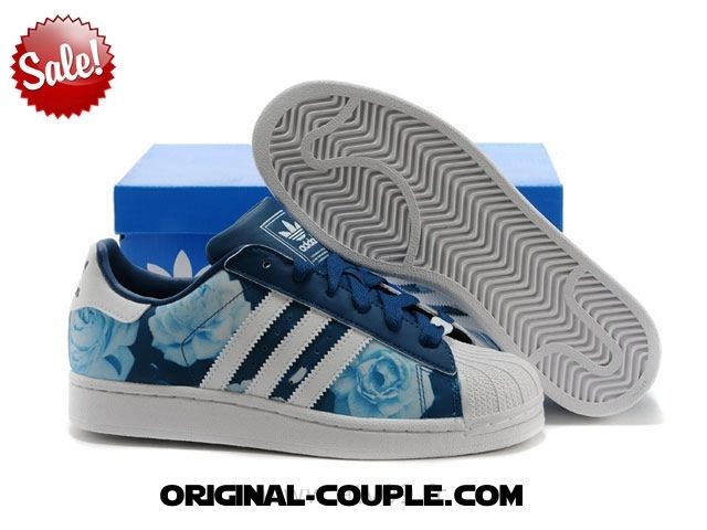 adidas superstar bleu femme